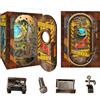 LUMYCE Kit Book Nook DIY per Adulti: LUMYCE Casa in Miniatura con Luci LED da Montare, Modellismo 3D Creativo per Decorare Librerie - Regalo Originale per Appassionati di Fai da Te