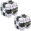 KINDLUME 2 Pezzi Labyrinth 3D Puzzles Maze Cube, Grande Puzzle Cubo Labirinto 3D Con Biglie, Gioco Di Intelligenza per Sviluppare La Logica e l'Immaginazione Spaziale, per Adulti e Ragazzi