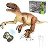 Kizmyee Giocattolo di dinosauro Dinosauro Telecomandato con Movimento, Ruggito Leggero e Realistico, Giocattolo RC per Ragazze 3 4 5 6 7 8 9 10 Anni, Giocattoli Animali per Regali di Compleanno