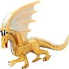 TOYANDONA Figura di Dinosauro in Plastica Rigida Oro, Giocattolo per Bambini | Dinosauri Giocattolo, Simulazione Realistica del Dinosauro, come Photo Prop per Casa e Ufficio