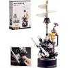 ROBOTIME Puzzle 3D Elicottero - Kit di modello meccanico fai da te con luci e movimento, modello in PVC di ingegneria, regalo STEM per collezionisti e dilettanti, CGL01