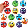 TENGMEIHUIO Palla Antistress Faccina Emoji Pallina Antistress Squishy Mini Molteplici Espressioni Esercizio Alle Mani Premi la classe Calze di Natale Riempitivi per cestini di uova di Pasqua Bomboniere (12pcs)