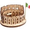 UGEARS Colosseo di Roma Puzzle 3D per Adulti - Kit di Modellismo - Passatempi con Puzzle in Legno per Uomini - Rompecabezas 3D per Adulti - Kit di Modello in Legno da Costruire