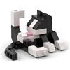 Generic Set di blocchi di costruzione per gatti Creativo Divertente Leccare Culo Cat Figurine Materiale ABS Ornamenti Animali Casa Ufficio Scrivania Decorazione Regalo per Gli Amanti dei Gatti