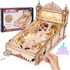 ROKR Pinball Flipper Kit di Modellismo DIY-Puzzle 3D Legno Adulti-Idea Regalo Per Uomo Marito Padre (EG01)