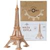 Little Story Puzzle educativo in legno modello 3D, kit fai da te, regalo per bambini e adulti (Torre Eiffel)