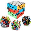 ERHUO Magic Star Cube in due in uno, Cubo puzzle 3D, Speed Cube, Cubo di trasformazione per bambini e adulti (Colori Brillanti)