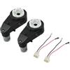 Cloudpower Sostituzione 2PC 12V RS550 Motor Gearbox con 40000RPM Velocità per Bambini Elettrico Ride On Auto Fornire Stabile e Potente Prestazioni Motore