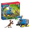 Schleich Dinosaurs | Veicolo da cingolo 42604 | 5 Pezzi | Set da gioco dai 5 anni | set con personaggi, numerose funzioni e tanti accessori