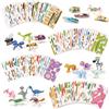 lasuroa 100pz Puzzle 3D per Bambini, Regali Artigianali 3D Fai da te Versatili Animali Dinosauri Aerei Insetti Giocattoli Puzzle Educativo per Bambini Piccoli Ragazzi Ragazze Regalo di Compleanno