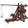 YAQUMW Il MINI Contrappeso Trabucco Europa Medievale Assedio Carro Catapulta Armi Puzzle 3D in Legno Fai da Te Kit Modello per Adulti Progetti STEM Giocattoli Regalo per Ragazzi/Ragazze