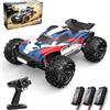 X-Verse MJX 16212 - Auto telecomandata, scala 1:16, 45 km/h, 4WD RC ad alta velocità, fuoristrada con motore brushless per adulti, 3 batterie