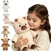 Grease Killer Peluche Che Corre 45cm,Mucca Che Corre Peluche Con Gambe Mobili | Peluche Morbido E Divertente,Simpatica Decorazione Casa per Regalo a Famiglia E Amici
