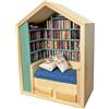 Generic NOOK 3D-BOOK, BOOK MINIATURE NOOK Kit-3D Booking Shelf Puzzle, biblioteca 3D-tiny-house, artigianato creativo, kit di booknook per booknook per adulti mostre per adulti