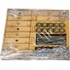 Luwecf 10 Pezzi Morsetti per Modelli di Nave in Legno Attrezzi per Costruzione Kit Fai da Te per Barca a Vela Strumenti per Modellismo Realizza, 34mm
