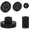 AMK 5Pcs UTB18 Aggiornamenti Metallo Trasmissione Ingranaggi Set di Cambio per 1/18 RC Crawlers Axial Capra Accessori
