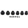 Dilwe 6 Pezzi RC Motor Gear, 48DP ￠ 3.175mm 17T-22T Kit di Parti di Ingranaggi del Pignone del Motore per 1/10 RC Car Motor