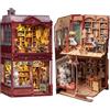 Fsolis Marguerite Tailor Book Nook - Modellino Sartoria Vittoriana | Puzzle 3D in Legno per Adulti con Luce LED, Decorazione per Libreria & Regalo Creativo