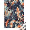 GJDNEAAKL Carpa Koi Puzzle 1000 Pezzi Gioco di Puzzle Carta per Adulti Onde Dinamiche Relax Famiglia Decorazione Regalo 38x26cm/1000pcs
