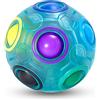 Vdealen Magic Rainbow Ball Palla Magica Palla Antistress Puzzle Arcobaleno Magico Palla da Gioco Giocattoli per Bambini Adolescenti e Adulti Rompicapo per Lo Sviluppo di Abilità