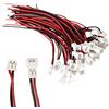 VUNIVERSUM 10 paia (20 pezzi) 2 Pin 1,25 mm 1,25 mm PH Micro JST Premium spina femmina con cavo da 10 cm 28 AWG batteria Lipo Mr. spina modellismo