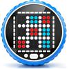 Azxb Console di Gioco Rotante Tris Elettronico Portatile Blu | 7 Modalità di Gioco, Sviluppo della Memoria, Per Bambini e Adulti, Gioco Strategico, Giocattolo da Viaggio