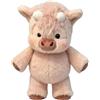 KOMEIYL Running Highland Cow Plush - 45cm Peluche Di Cinghiale