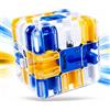Pricl Cubo di gioco 3D Ball Maze - Nuovo puzzle logico 3x3 con sfera d'acciaio per adulti e ragazzi, favorisce la concentrazione, il ragionamento spaziale e il sollievo dallo stress