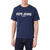 Pepe Jeans M Basic Big Logo T-Shirt Uomo (Pacco da 1)