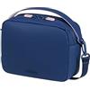 American Tourister Puffypop - Borsa, 20 cm - Con scomparto AirPods, Tracolla rimovibile - Blu (Navy)