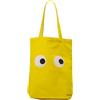 Fisura - Tote bag occhi giallo. 100% cotone. Borsa tote originale. Palle acquisto di cotone. Borsa totebag gialla. 43 centimetri x 37 centimetri, Occhi, Giallo, Utility