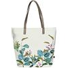 Eco Right grande borse donna impermeable, borsa mare donna, borsa in cotone organico per donne, borse a mano per ragazze universitarie, premium borsa tracolla donna