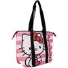 CERDÁ LIFE'S LITTLE MOMENTS Borsa da spiaggia Hello Kitty da donna e ragazza, borsa da spiaggia grande, trasparente, Hello Kitty, borsa da tè in rete, semitrasparente leggera e spaziosa per spiaggia, Pisicna Estate