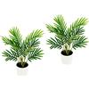 Flair Flower Phoenix - Pianta artificiale tropicale con vaso di plastica, 30 cm