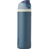 Owala FreeSip Borraccia termica in acciaio inox, 710ml, Denim | Acciaio inox termico | Coperchio antigoccia | Senza BPA, senza piombo e senza ftalati | Beccuccio 2 in 1