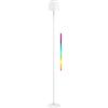 goobay Lampada da terra LED wireless dimmerabile 39-122 cm, lampada da terra luce RGBW - Bianca | 260 lm, IP 44, touch control, luminari moderni per soggiorno, balcone, terrazza, gastronomia, numerosi colori RGB delle luci