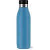 Emsa, Borraccia BluDrop, Capacità 0.5L, Borraccia Termica In Acciaio Inox 18/10, Borraccia 100 % Ermetica e Senza BPA con Chiusura Quick-Press, Rivestimento Soft-Touch, Colore Azzurro