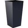 WELL HOME MOBILIARIO & DECORACIÓN Well Home Vaso alto Urbi 49 litri, in plastica, 32,5 x 32,5 x 61 cm antracite
