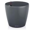 Lechuza - Vaso per piante Classico Color ECO 28 grigio | Vaso con sistema di irrigazione e indicatore del livello dell'acqua | in 100% plastica riciclata | superficie opaca | Ø 27,5 x 26 cm | 18923