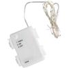 Rayher catena luminosa mini luci LED per esterni e interni, flessibile, pieghevole, a batteria, lunghezza 235 cm, 40 lampadine LED, luce bianca calda, decorazioni casa, giardino, feste, 69253159