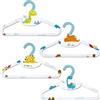 Dalber Grucce per bambini Dinos Dinosauro, bianco, confezione da 8 pezzi (2 modelli) - 31 x 18 cm