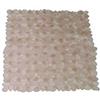 MSV 140.180 Pebble Bath Mat Lattice Acrilico Salmon 54 x 54 x 0,1 cm