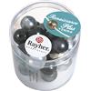 Rayher Perle Cerate Vetro Rinascim., Semitrasp., Misto Bianco/Grigio, 10 Mm, C.Foro Grande, Scat.32 Pz, 14477000