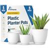 Lifemaster Fioriere, bianco, confezione da
