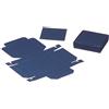 Mopec - Astuccio Quadrato AZ 6 x 6 x 1,5 cm, Confezione da 25, Colore: Blu Navy, Taglia Unica