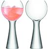 LSA International MV22 Moya, Bicchieri Ballon da vino, 550 ml, Trasparenti, Confezione da 2