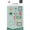 Vaessen Creative Timbri in Silicone 14 pz - Francobolli | Lavoro preciso, DIY, Biglietti fatti a mano, Buste, Scrapbooking, Con stamping tool e blocchi acrilici