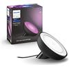 Philips Hue White and Color Ambiance Bloom, Lampada da tavolo smart, Nero | Luce bianca e colorata, Smart Home, Smart LED, Controllo vocale, Compatibile con Alexa, Google Assistant e Apple Home