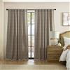 Elrene Home Fashions Sawyer - Tenda oscurante per finestra, con tasca per asta/linguette posteriori, per soggiorno, camera da letto, ufficio, 132 x 213 cm, colore: tortora