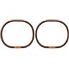 Stafil Set 2 Manici Ovali per Borse in Rattan Marrone, 20 x 15 cm, con Giunzione Rivestita per Uncinetto, Juta e Macramè
